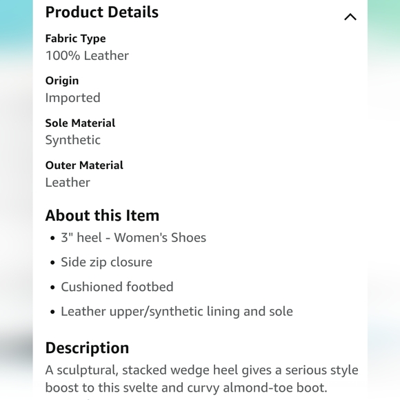 1.State animal print wedge booties - Picture 12 of 12